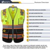 JKSafety 9 Pockets Class 2 Hi-Vis Safety Vest High Visibility