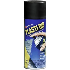 DipYourCar Plasti Dip Black Peelable Paint 11 Ounce Aerosol Spray Can