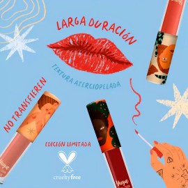 SET DE 6 Labiales Velvet YUYA Larga Duración - Edición Limitada