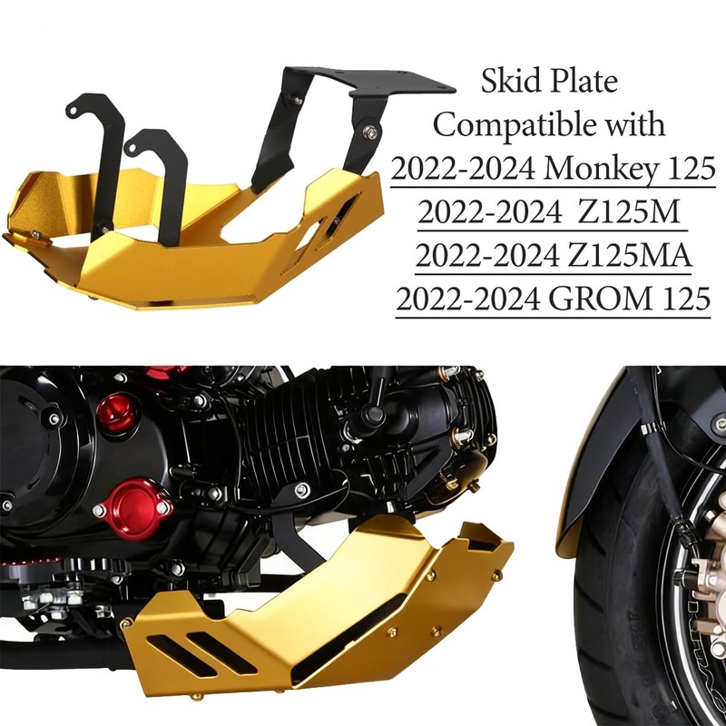 Skid Plate Compatible with 2022-2024 Monkey 125 / Z125M /