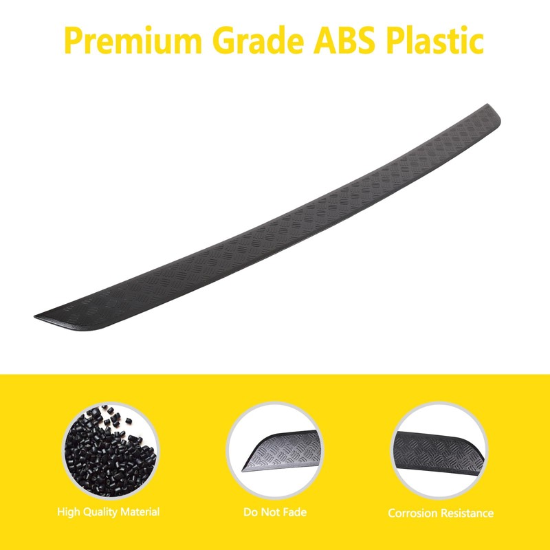 Bekantogy Car Rear Bumper Guard Trim Defender Exterior Kit Automotive