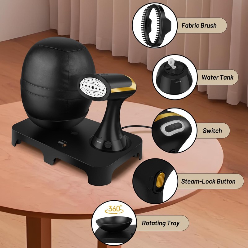 Hat Steamer Shaper, Hat Cleaner for Baseball Caps with Lint