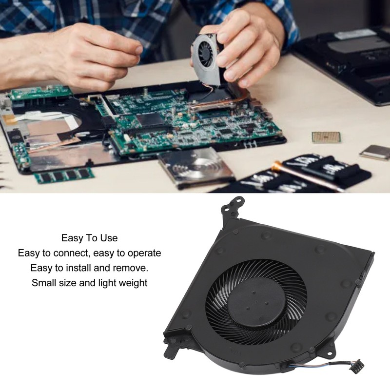 Cooling Fan Replacement ABS and Aluminium Alloy Laptop Air Cooler