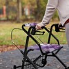 LedBack Rollator Walker Accessories for Walkers Purple Butterfly Marble Walker