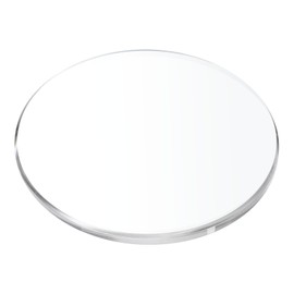 HARFINGTON Watch Crystal Glass Len 37mm Dia 2mm Thick Flat Round Clear Sapphire Glasses Watches Face Crystals Lens Replacement for Watchmaker Repair