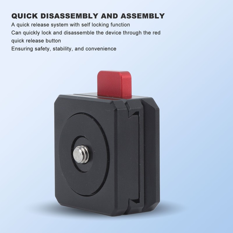 Mini V Lock V Mount Quick Release Plate Aluminum Alloy
