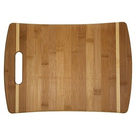 Simply Bamboo Malibu Wood Cutting Board for Kitchen | Chopping Board | Carving/Slicing Vegetables, Meat, Fruits | 100% Organic & Safe Wood - 14'' x 10'' x 0.75"
