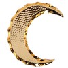 Serving Platter Zinc Alloy Fruit Plate Contemporary HalfMoon Shape Tableware