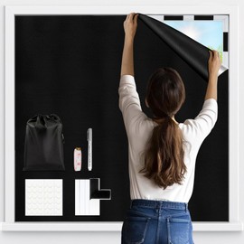 Vexyra Tenda Oscurante Finestra 200x148cm, Tende Oscuranti per Interni 100% Tessuto Oscurante, Telo Oscurante Termico Isolante Portatile Senza Forare per Camera da Letto, Lucernario, Camper