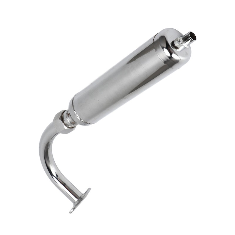 Exhaust Muffler Pipe Motorized Bicycle Engine Muffle Tailpipe Exhaust Pipe