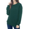 Smallshow Women's Fleece Maternity Nursing Sweatshirt Breastfeeding Tops Medium Emerald