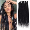Mscat Dreadlock Extensions 18 Inch Synthetic Crochet Dreads Extensions Handmade