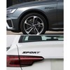 HHLOU Sport Letter Emblem Trunk Lid Rear Logo Badge Fits