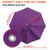 EliteShade USA 9FT Replacement Covers 8 Ribs Market Patio Umbrella