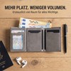 premitem Men's Small Mini Wallet Slim Wallet with Coin Compartment