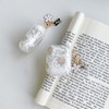 Faneiy for AirPods 2nd/1st Generation Case with Keychain,Cute Clear Glitter