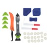 Caulking Tool Kit Glue Cleaning Silicone Grout Removal Scraper Set