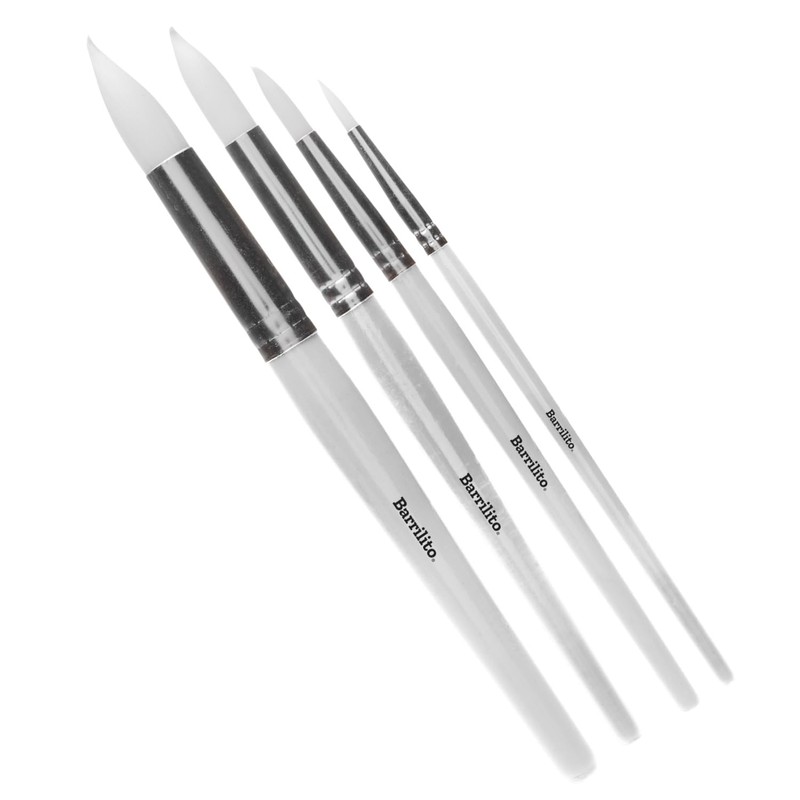 BARRILITO Kit de Pinceles Redondos. 4 pzas. KPR4