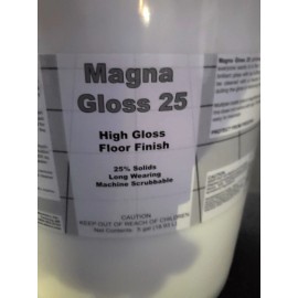 Detco 1061-005 Magna Gloss 25 High Gloss Floor Finish, 5 Gallon Pail