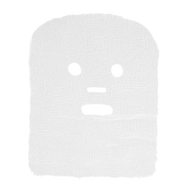 Gasa facial para alta frecuencia, cubierta de máscara de hoja, 100 hojas desechables de algodón facial gasa de belleza precortada transpirable altamente absorbente máscara facial