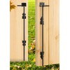 24" Heavy Duty Cane Bolt Gate Drop Rod Hardware Ground