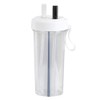 Qiilu - Botella de agua de 600 ml, innovadora botella