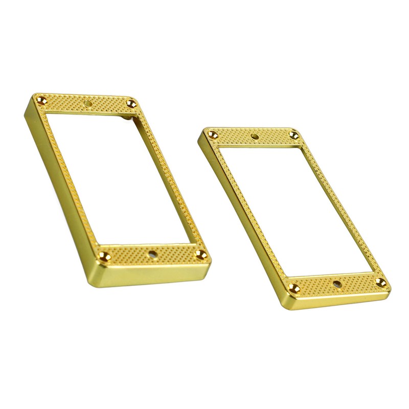 2PCS Guitar Pickup Frame Metal Bridge and Neck Pickups Cover