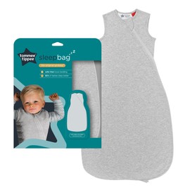 Tommee Tippee Baby Sleeping Bag, The Original Grobag, Hip-Healthy Design, Soft Cotton-Rich Fabric, 18-36m, 2.5 TOG, Sky Grey Marl