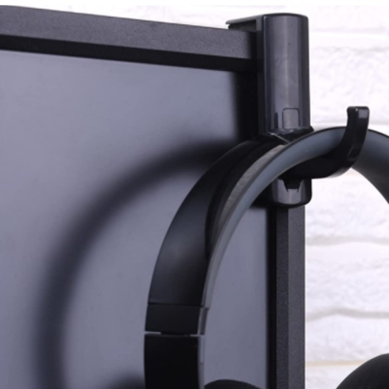 VizGiz 2 Pack Headphone Stand Hook Headset Holder Hanger Stick-on