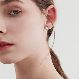 Manatee Earrings 925 Sterling Silver Manatee Stud Earrings Cute Animal Earrings Jewelry for Women Sister Birthday Gifts