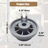 8Pcs Dishwasher Lower Wheel Assembly 611475 Replacement for Bosch Lower