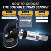 TPMS Sensors Set of 4 - tire Pressure Sensor Compatible