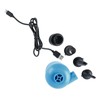Electric Air Pump Portable Blue Inflator Deflator Pump Perfect for