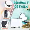 Sasylvia 10 Pcs Sublimation Blanks Sublimation Slate Rectangular and Heart