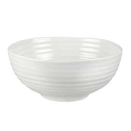 Portmeirion Sophie Conran White Noodle Bowl | Dinnerware Bowl for Ramen, Noodles, and Cereal | 7 Inch | Made from Fine Porcelain | Microwave and Dishwasher Safe