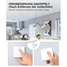 Wireless Transmitter Switch 230 V Wireless Switch with Upstream RF Transmitter Range of 100 Metres, 433 MHz Wireless Light Switch Easy Installation for Lamps