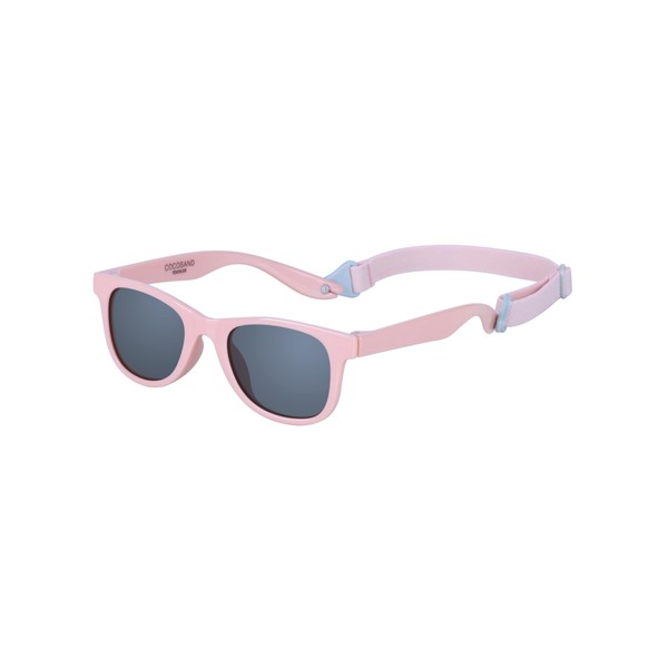 COCOSAND Toddler Baby Sunglasses with Strap Polarized Flexible Square Frame
