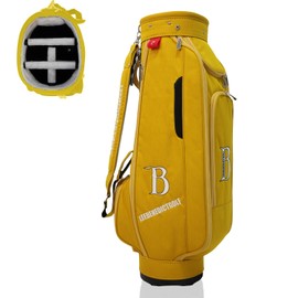 L&B 5 Way Golf Cart Bag, Waterproof Zippers,Golf Bag for Men and Women with Handles and Rain,Caliber 8.5 Inch