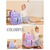 Girls Preschool Backpacks Gradient Heart-Star, Elementary School Bags for Girls,