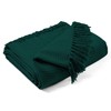 EHC Waffle Cotton Woven Arm Chair Sofa Single Throw 1