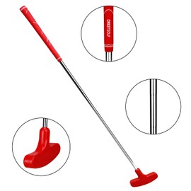 Crestgolf Mini Rubber Golf Putters (red, 31inch)
