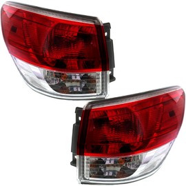 EPIC LIGHTING OE Style Halogen Tail Lights Outer Assembly Replacement for NISSAN 13-16 PATHFINDER [ NI2804101 NI2805101 265553KA0A 265503KA0A ] Pair