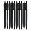 Retractable Ballpoint Pens, 1.0mm Medium Point, BLACK, Pack of 10,