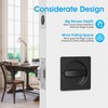 AST Square Pocket Door Lock with Edge Pull, Sturdy Privacy
