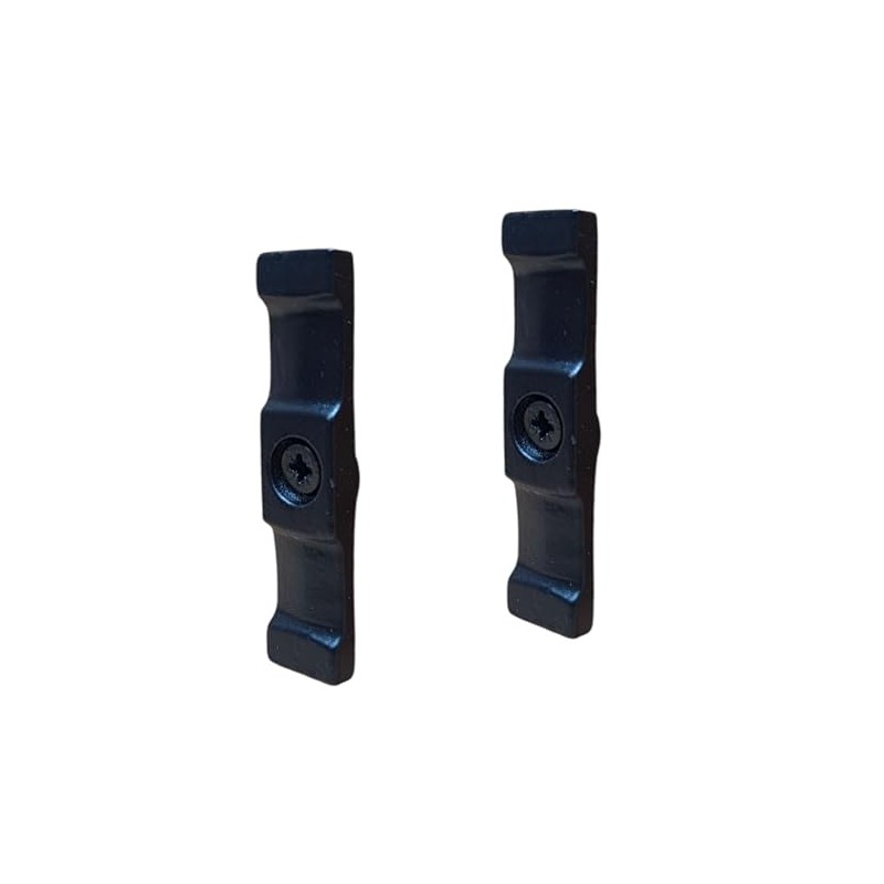 Black Turn Buttons with Screws 63mm (2.5 Inch) for Shed