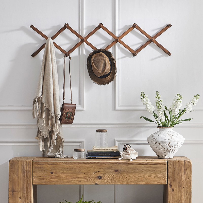 SKOLOO Accordion Wall Hanger, Pack of 2, Modern Expandable Coat