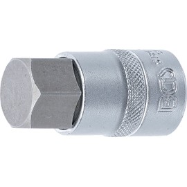 BGS BGS 5184-H22 | Bit-Einsatz | 12,5 mm (1/2") | Innensechskant 22 mm