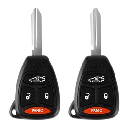 Replacement Key Fob Fit for Dodge Charger Magnum 2005 2006 2007, Durango 06-09, Jeep Commander 06-07, Grand Cherokee Chrysler 300 05-07, Aspen 07-09, Keyless Remote Control KOBDT04A OHT692427AA