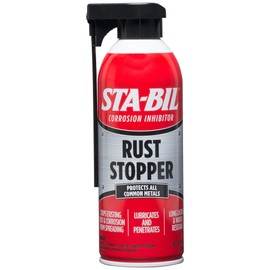 STA-BIL STA-BIL Rust Stopper - Anti-Corrosion Spray and Antirust Lubricant - Prevents Car Rust, Protects Battery Terminals, Stops Existing Rust, Rust Preventative Coating - 13 Oz (22003)