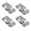 4Pairs(8Pcs) Flush Mount Bracket Stainless Steel Heavy Duty Picture Hanging